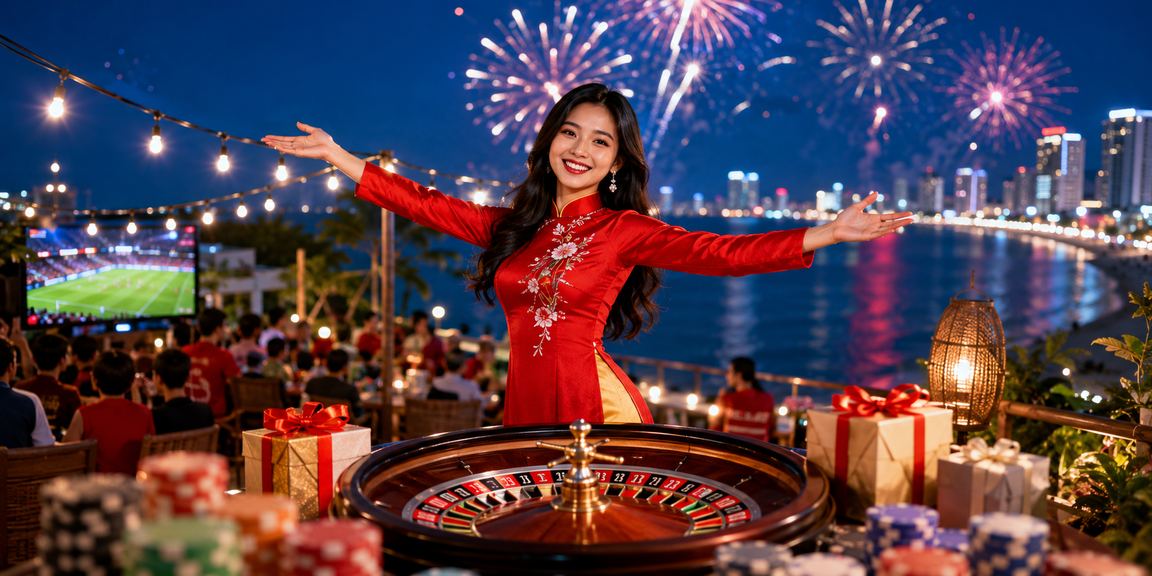 Không khí Nha Trang khi người chơi tham gia roulette casino trực tuyến